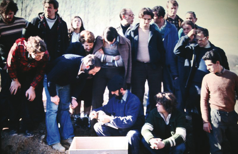 Exhumación de los de Larraga en 1978